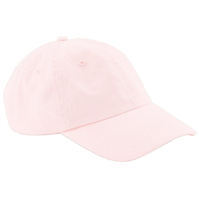 Pastel Pink - Front - Beechfield Unisex Low Profile 6 Panel Dad Cap