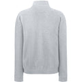 Heather Grey - Back - Fruit Of The Loom Mens Full Zip Sweat Jacket