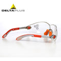 Clear - Side - Delta Plus Vulcano Adjustable Polycarbonate Work Safety Glasses