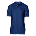 Navy - Front - Gildan Softstyle Mens Short Sleeve Double Pique Polo Shirt
