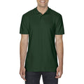 Forest Green - Back - Gildan Softstyle Mens Short Sleeve Double Pique Polo Shirt