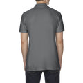 Charcoal - Side - Gildan Softstyle Mens Short Sleeve Double Pique Polo Shirt