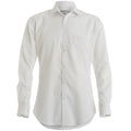 White - Front - Kustom Kit Mens Premium Long Sleeve Oxford Shirt