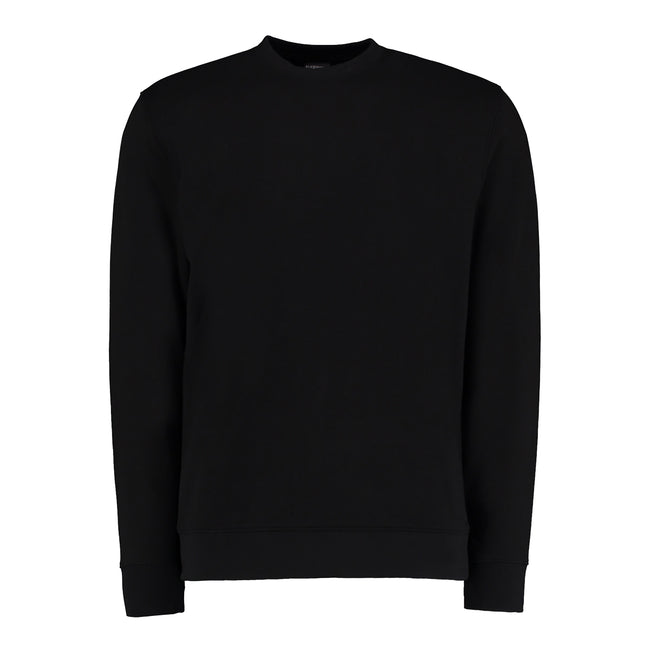 Black - Front - Kustom Kit Mens Klassic Knitted Sweatshirt