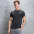 Black Melange - Back - Kustom Kit Mens Superwash 60 Fashion Fit T-Shirt