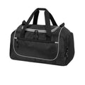 Black-Light Grey - Front - Shugon Piraeus Shoulder Strap Holdall Bag