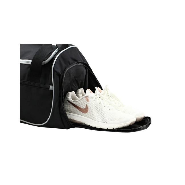 Black-Light Grey - Back - Shugon Piraeus Shoulder Strap Holdall Bag
