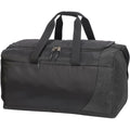 Black-Charcoal - Front - Shugon Naxos 43 Litre Holdall Bag