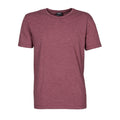 Wine Melange - Front - Tee Jays Mens Urban Short Sleeve Melange T-Shirt