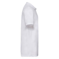 White - Lifestyle - Fruit Of The Loom Mens 65-35 Heavyweight Pique Short Sleeve Polo Shirt