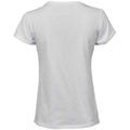 White - Back - Tee Jays Womens-Ladies Roll Sleeve Cotton T-Shirt