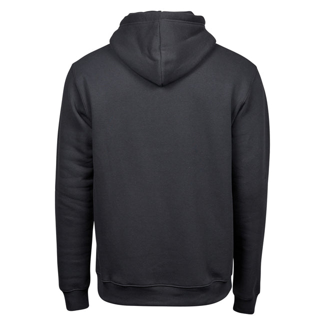 Dark Grey - Back - Tee Jays Mens Hooded Cotton Blend Sweatshirt