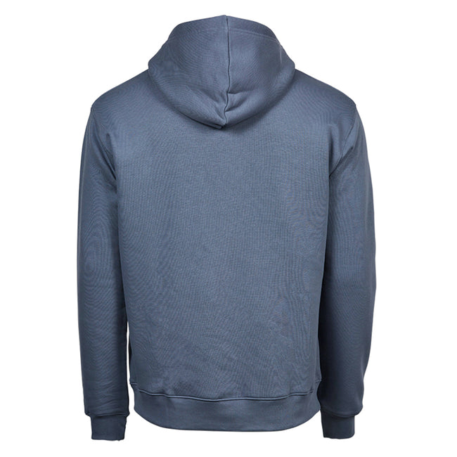 Flint Stone - Back - Tee Jays Mens Hooded Cotton Blend Sweatshirt