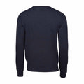 Navy Blue - Back - Tee Jays Mens Knitted Crew Neck Sweater