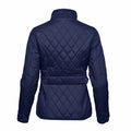 Deep Navy - Side - Tee Jays Womens-Ladies Richmond Diamond Quilted Jacket