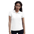 White - Back - Fruit Of The Loom Womens-Ladies Lady Fit Short-Sleeved Polo Shirt