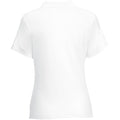 White - Side - Fruit Of The Loom Womens-Ladies Lady Fit Short-Sleeved Polo Shirt
