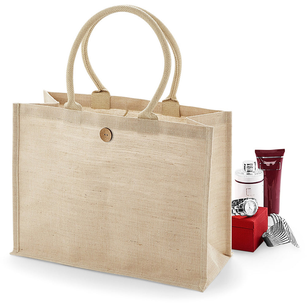 Natural - Back - Westford Mill Juco Shopper Bag