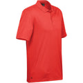 Bright Red - Side - Stormtech Mens Eclipse H2X-Dry Pique Polo