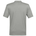 Cool Silver - Back - Stormtech Mens Eclipse H2X-Dry Pique Polo
