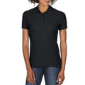 Black - Back - Stormtech Womens-Ladies Eclipse H2X-Dry Pique Polo