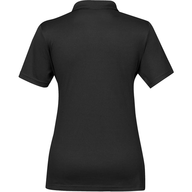 Black - Side - Stormtech Womens-Ladies Eclipse H2X-Dry Pique Polo