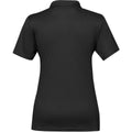 Black - Side - Stormtech Womens-Ladies Eclipse H2X-Dry Pique Polo