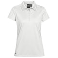 White - Front - Stormtech Womens-Ladies Eclipse H2X-Dry Pique Polo