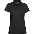 Black - Front - Stormtech Womens-Ladies Eclipse H2X-Dry Pique Polo