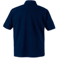 Deep Navy - Back - Fruit of the Loom Childrens-Kids Pique Short-Sleeved Polo Shirt
