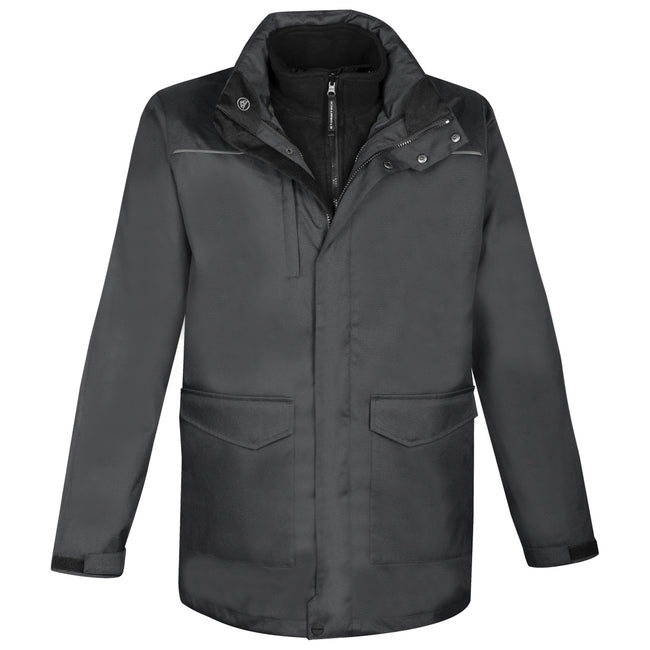 Black - Side - Stormtech Mens Vortex HD 3-in-1 System Parka