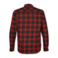 Black-Red Plaid - Back - Stormtech Mens Logan Snap Front Shirt