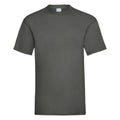 Graphite - Front - Mens Value Short Sleeve Casual T-Shirt