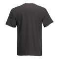 Jet Black - Back - Mens Value Short Sleeve Casual T-Shirt