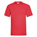 Bright Red - Front - Mens Value Short Sleeve Casual T-Shirt