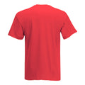 Bright Red - Back - Mens Value Short Sleeve Casual T-Shirt