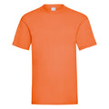 Bright Orange - Front - Mens Value Short Sleeve Casual T-Shirt