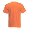 Bright Orange - Back - Mens Value Short Sleeve Casual T-Shirt