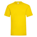 Bright Yellow - Front - Mens Value Short Sleeve Casual T-Shirt