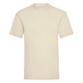 Beige - Front - Mens Value Short Sleeve Casual T-Shirt