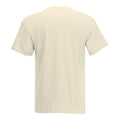 Beige - Back - Mens Value Short Sleeve Casual T-Shirt