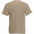 Sand - Back - Mens Value Short Sleeve Casual T-Shirt