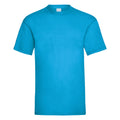 Cyan - Front - Mens Value Short Sleeve Casual T-Shirt