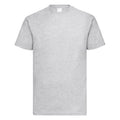 Grey Marl - Front - Mens Value Short Sleeve Casual T-Shirt