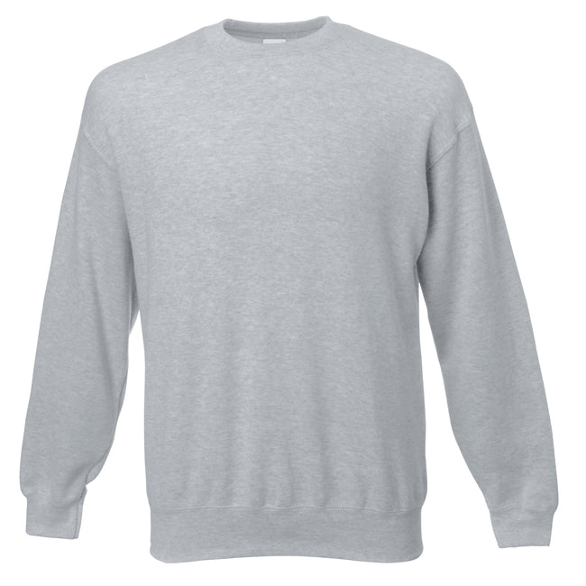 Grey - Front - Mens Jersey Sweater