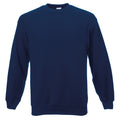 Navy Blue - Front - Mens Jersey Sweater