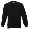 Jet Black - Front - Mens Jersey Sweater