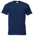 Navy Blue - Front - Mens Short Sleeve Casual T-Shirt