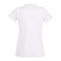 Snow - Back - Womens-Ladies Value Fitted V-Neck Short Sleeve Casual T-Shirt