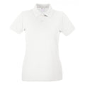 Snow - Front - Womens-Ladies Fitted Short Sleeve Casual Polo Shirt